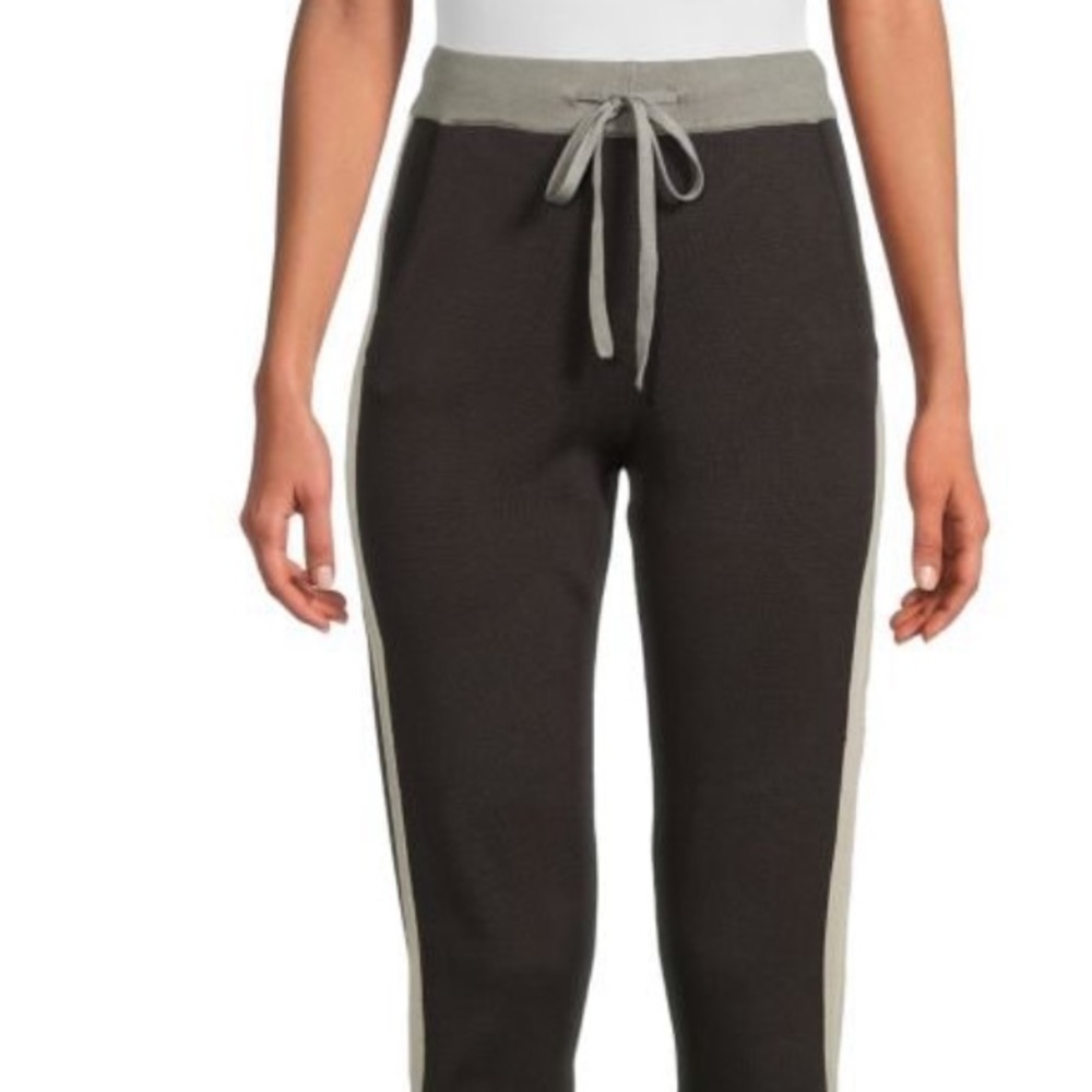 NWT MONROW
Colorblock Stripe Sweatpants grey S super soft